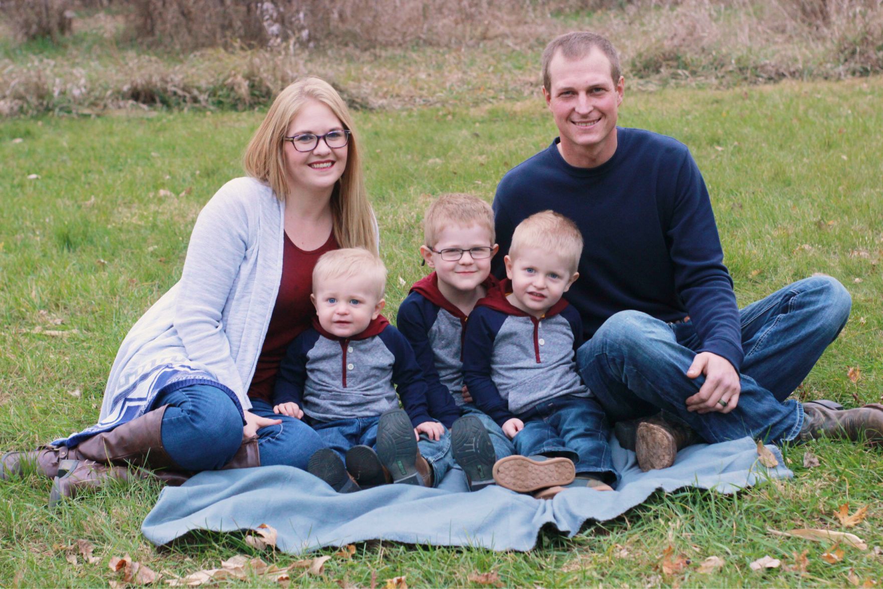 Kyle Mueller and family